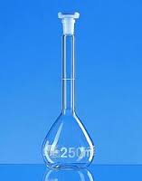 Matraccio vetro Matraccio Classs una misurazione pallone Matraccio in vetro borosilicato 5 ml con tappo 