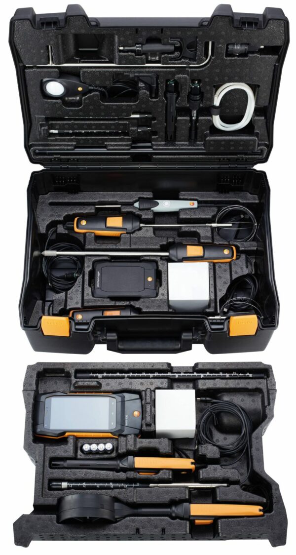 Transport case for IAQ and comfort level measurements