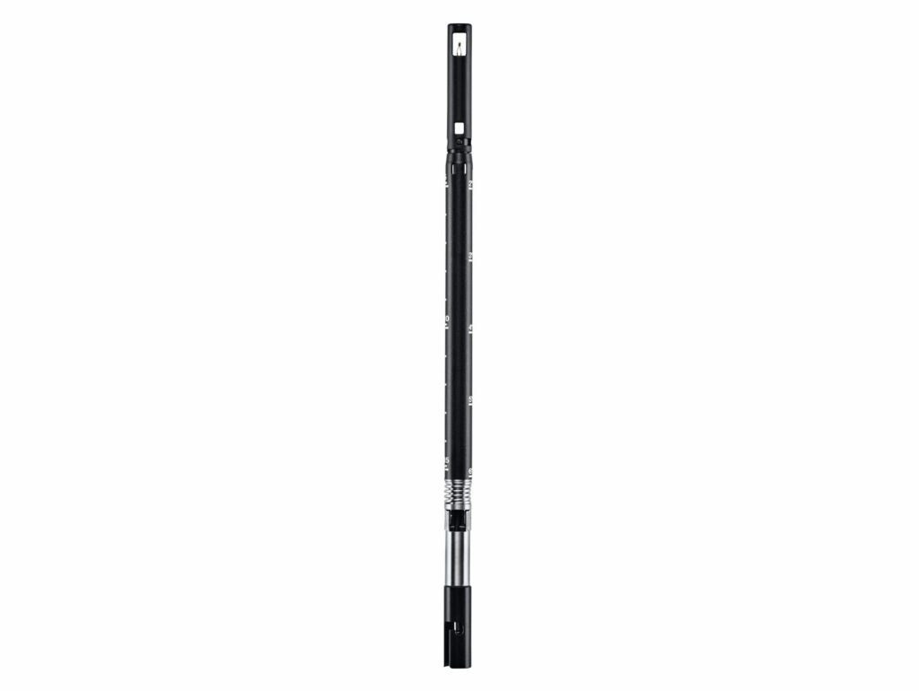 Hot wire probe head including temperature and humidity sensor