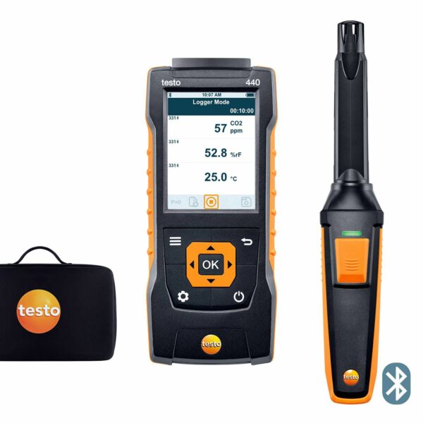 testo 440 CO2 Kit with Bluetooth®