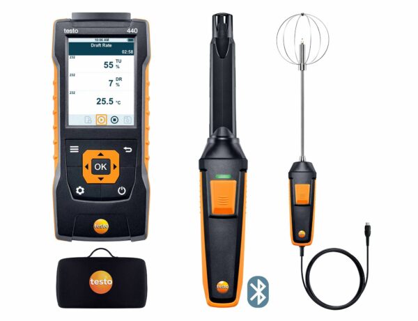 testo 440 Indoor Comfort ComboKit with Bluetooth®