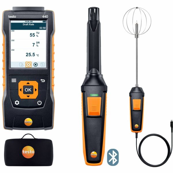 testo 440 Indoor Comfort ComboKit with Bluetooth®