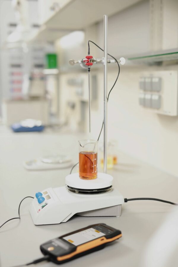 Application glass-coated laboratory probe (digital)