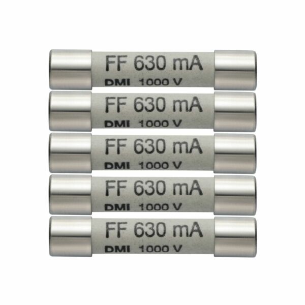 Spare fuses 630 mA/1000 V 0590 0006