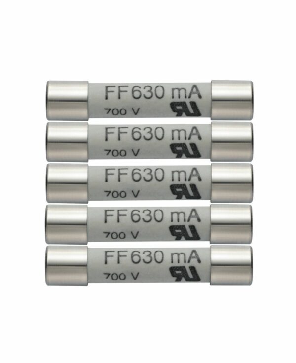 Spare fuses 630 mA/600 V 0590 0007