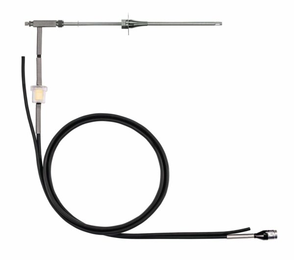 Flue gas probe for industrial engines