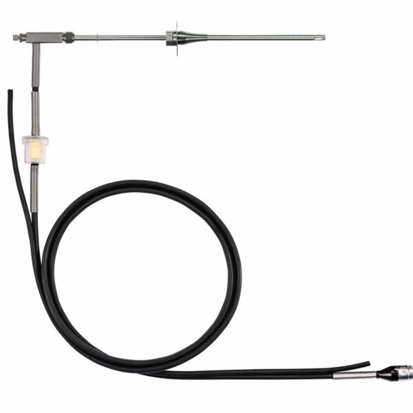 Flue gas probe for industrial engines