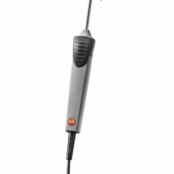 Fast-action surface probe with sprung thermocouple strip