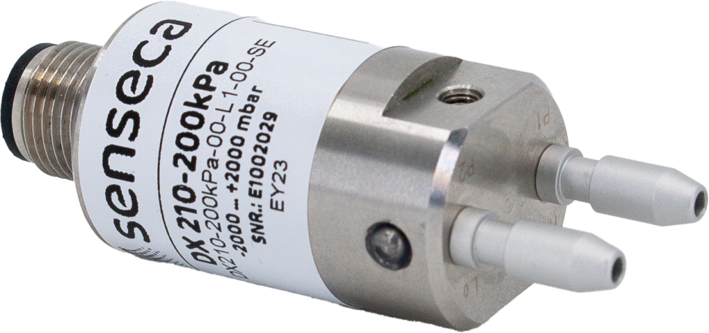 Senseca DX 210-500hPa-00-L01-00 Sensore di pressione differenziale digitale con porte per tubi
