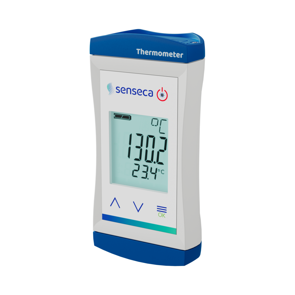 Senseca ECO 130.2 Termometro con allarme a 2 canali a risposta rapida (ex G 1202)
