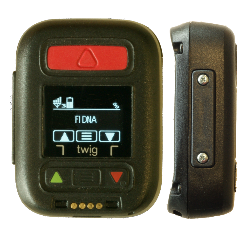 TWIG NEO - DISPOSITIVO UOMO A TERRA CON LOCALIZZATORE E CHIAMATE IN WIFI