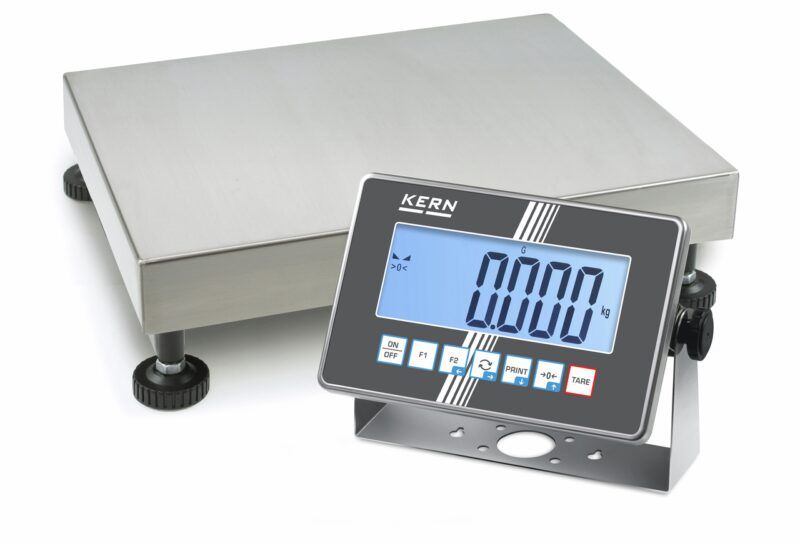 IoT-Line Bilancia a piattaforma con dispositivo rilevatore in acciaio inox KERN IXC 30K-3LM