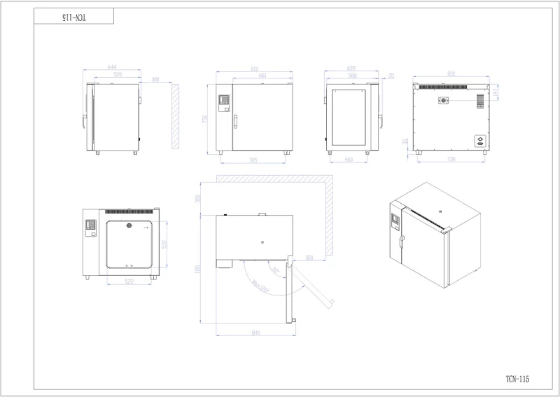 Stufa TCN 115 SUPER NEW a convezione naturale - immagine 5