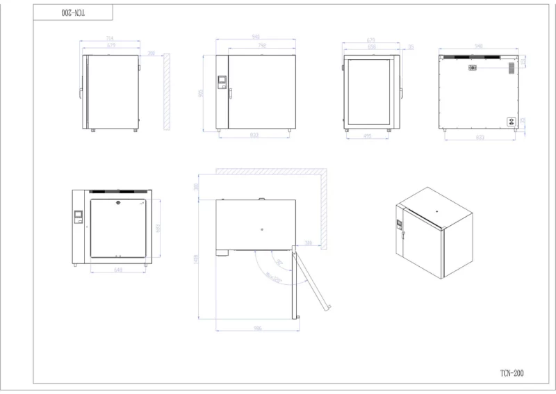 Stufa TCN 200 SUPER NEW a convezione naturale - immagine 6