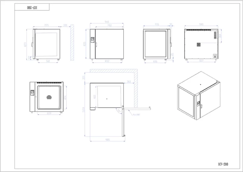 Incubatore ICF 200 NEW a ventilazione forzata - immagine 4