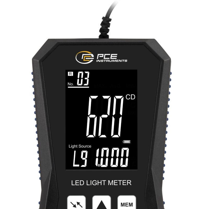 Misuratore di luce PCE-LED 30 - immagine 4