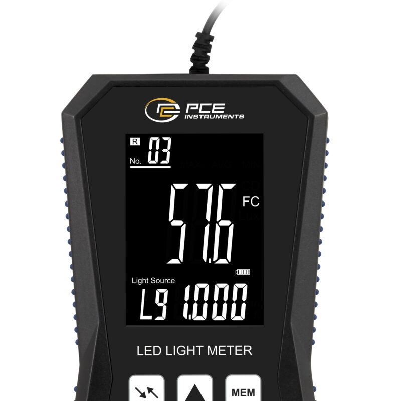 Misuratore di luce PCE-LED 30 - immagine 2