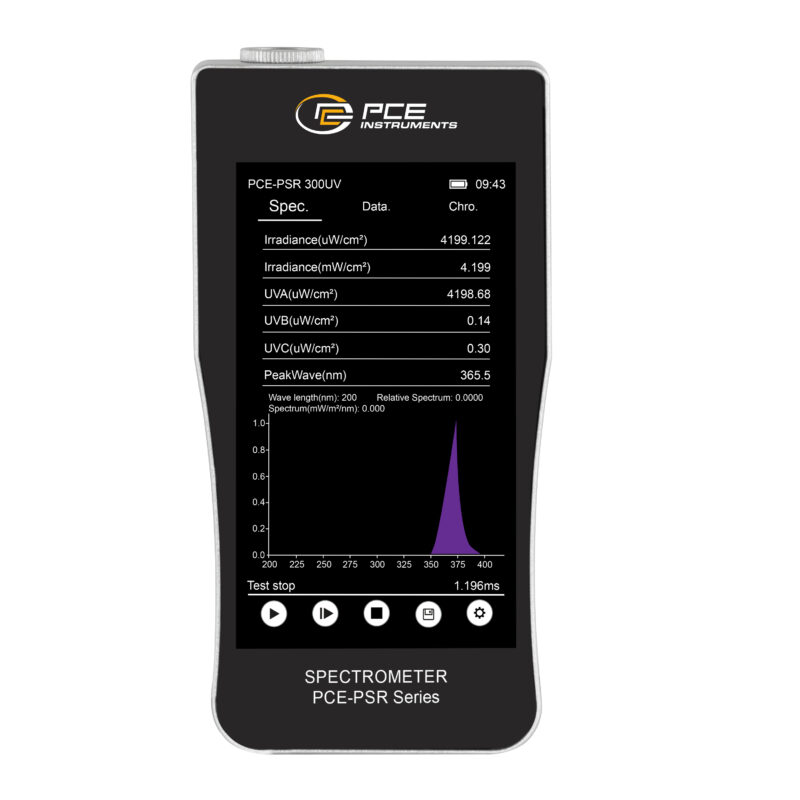 Spettrometro PCE-PSR 300UV