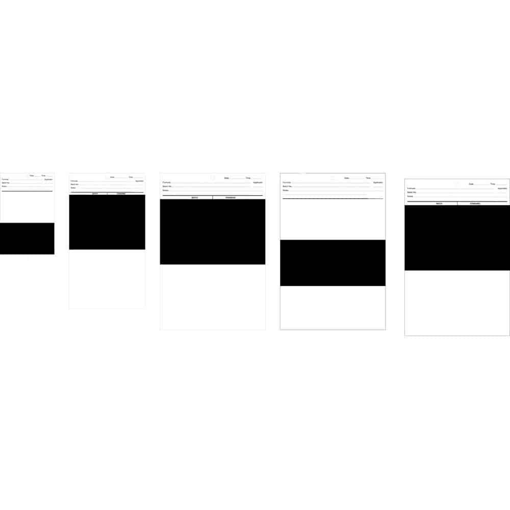 Schede per test di vernici e rivestimenti - SACH