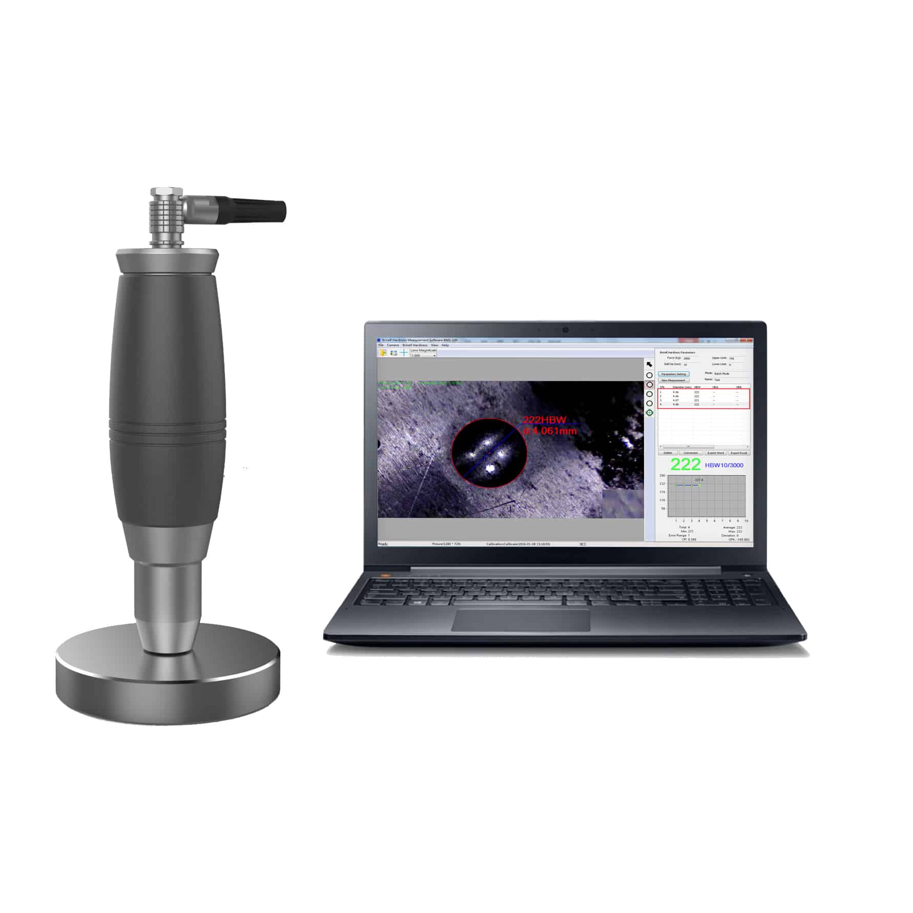 Misuratori d'impronta Brinell portatili - SAKBT-30AE