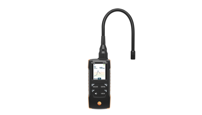 TESTO 515-EX CERCAFUGHE ATEX PER USO SU GAS METANO, PROPANO, BUTANO, CON INDICE %LEL - immagine 6