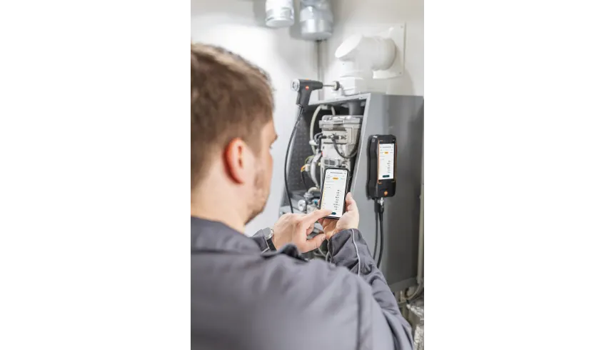 testo 320 kit - Analizzatore di combustione standard con sensori di O₂ e CO. - immagine 5